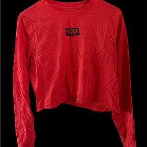 🍂Vans Classic Red Long Sleeve Tee